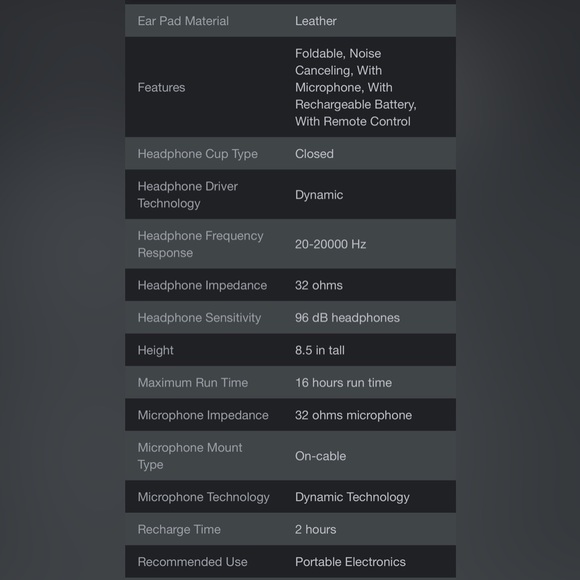 JBL E45BT Wireless Headpones - Noise Cancelling - 16Hr Battery - Foldable - Blue - Picture 2 of 3